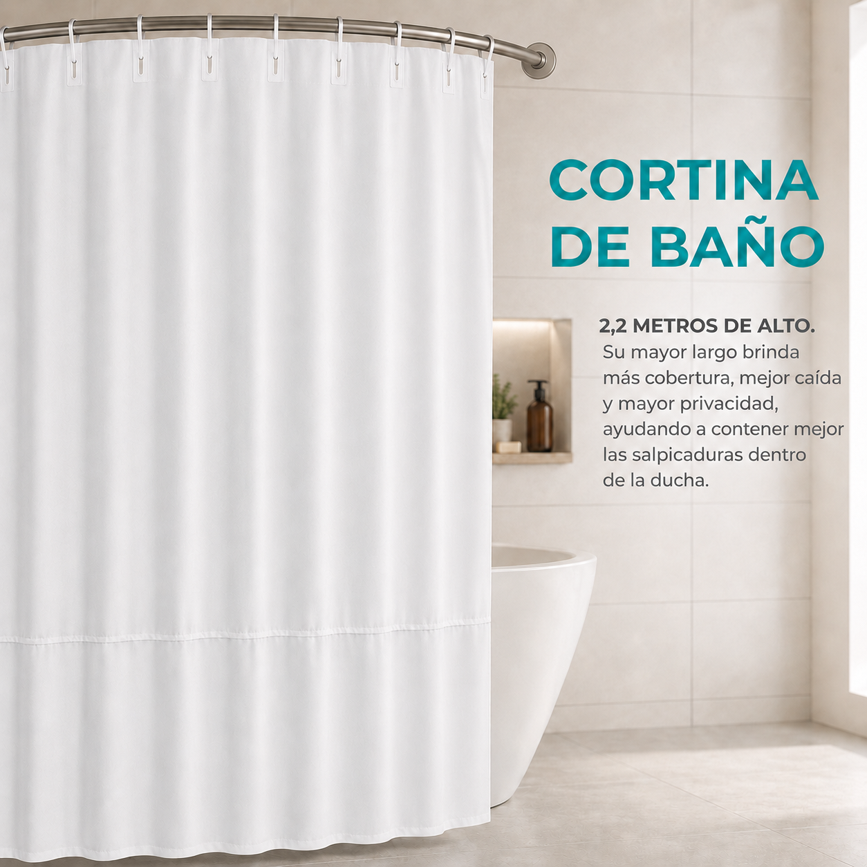 Beneficio cortina 2,2 